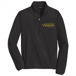 Strolling Strings Embroidered 1/2-Zip Pullover J343